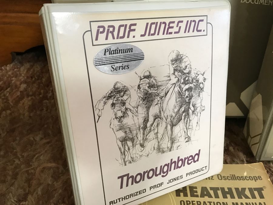 Vintage Zenith Heath Computer Systems Computer With Manuals, Monitor, HP 7550A Graphics Plotter, EPSON Printer, Heatkit Outlet And US Robotics 2400 Modem [Photo 11]