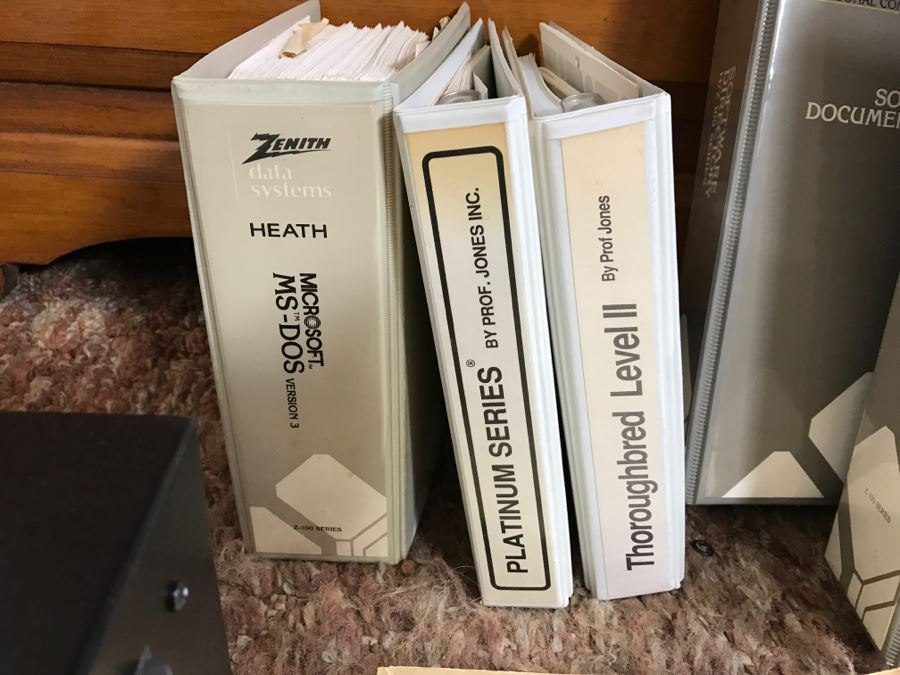 Vintage Zenith Heath Computer Systems Computer With Manuals, Monitor, HP 7550A Graphics Plotter, EPSON Printer, Heatkit Outlet And US Robotics 2400 Modem [Photo 9]