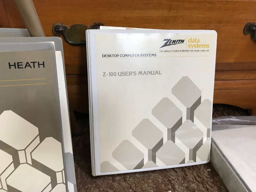 Vintage Zenith Heath Computer Systems Computer With Manuals, Monitor, HP 7550A Graphics Plotter, EPSON Printer, Heatkit Outlet And US Robotics 2400 Modem [Photo 16]