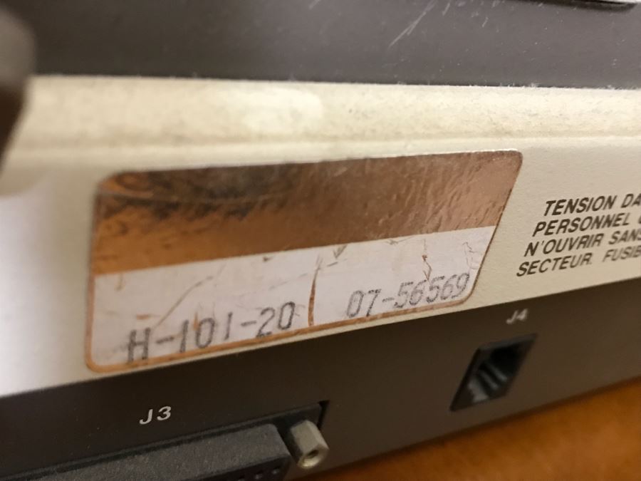 Vintage Zenith Heath Computer Systems Computer With Manuals, Monitor, HP 7550A Graphics Plotter, EPSON Printer, Heatkit Outlet And US Robotics 2400 Modem [Photo 27]