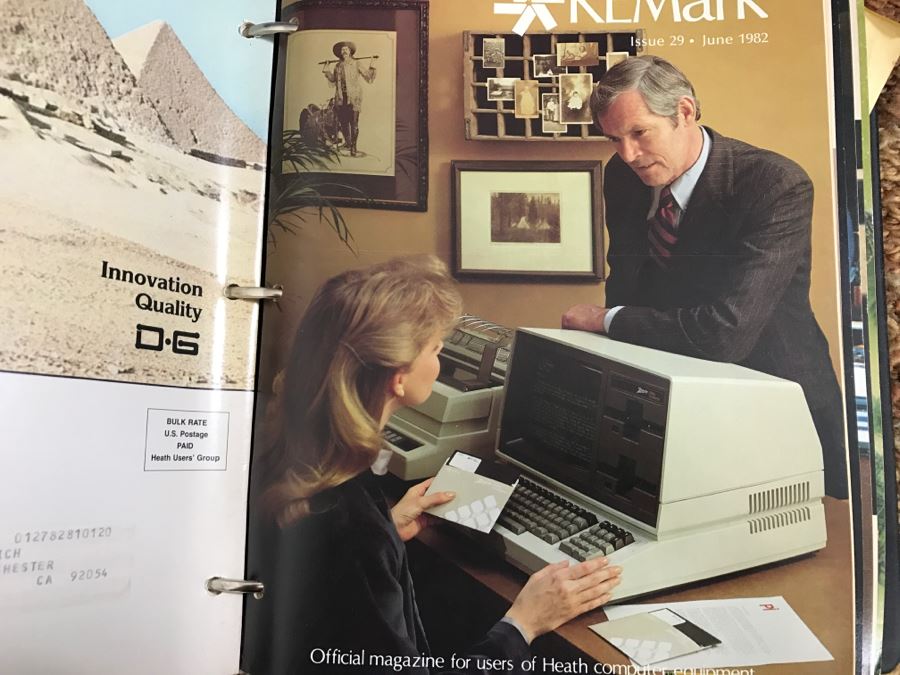 Vintage Zenith Heath Computer Systems Computer With Manuals, Monitor, HP 7550A Graphics Plotter, EPSON Printer, Heatkit Outlet And US Robotics 2400 Modem [Photo 40]