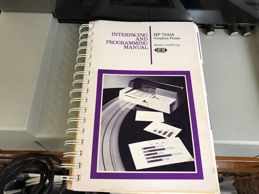 Vintage Zenith Heath Computer Systems Computer With Manuals, Monitor, HP 7550A Graphics Plotter, EPSON Printer, Heatkit Outlet And US Robotics 2400 Modem [Photo 24]