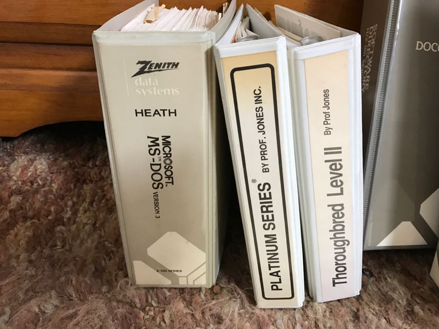 Vintage Zenith Heath Computer Systems Computer With Manuals, Monitor, HP 7550A Graphics Plotter, EPSON Printer, Heatkit Outlet And US Robotics 2400 Modem [Photo 10]