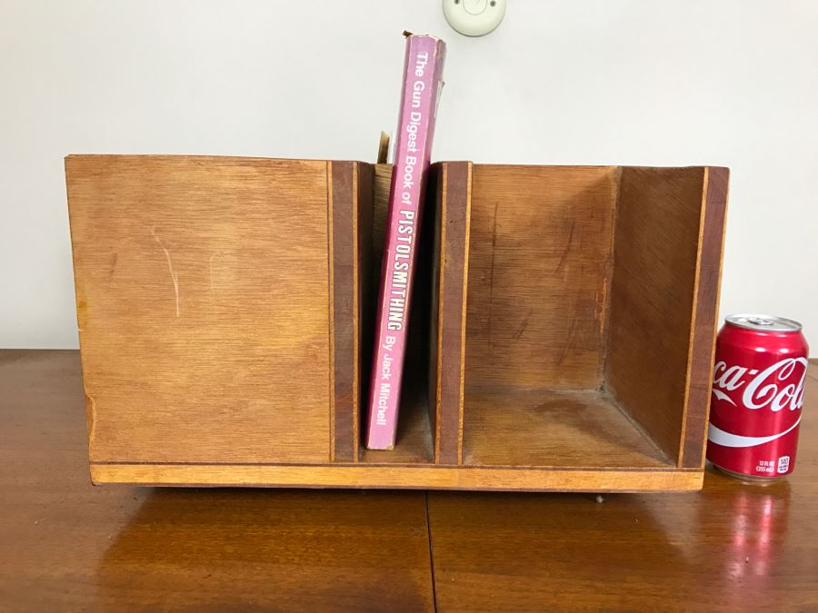 Revolving Wood Bookshelf Bookcase [Photo 2]