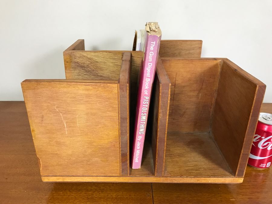 Revolving Wood Bookshelf Bookcase [Photo 3]