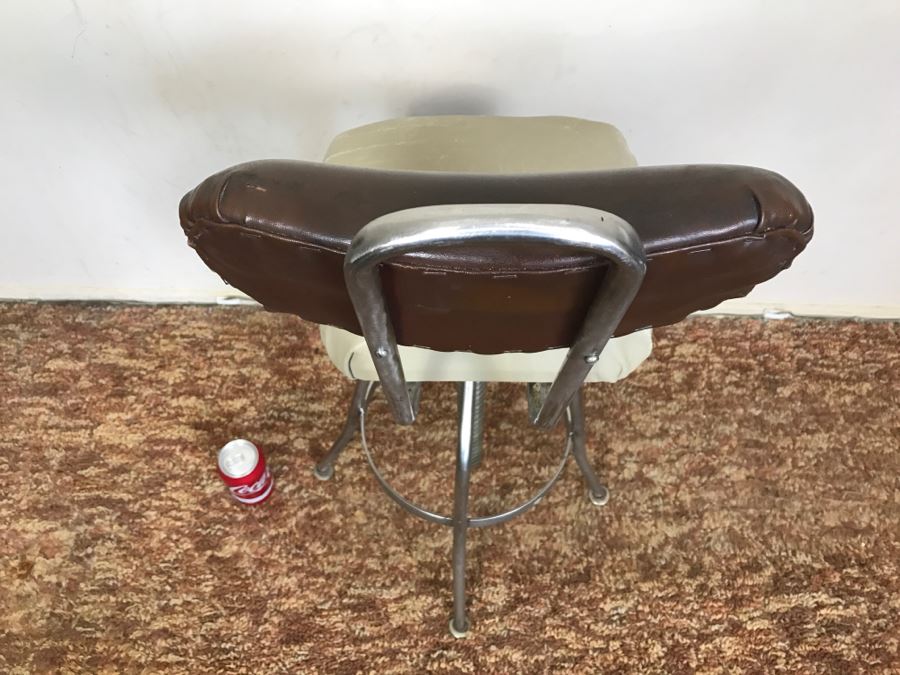 Vintage Industrial Bar Stool Drafting Chair [Photo 8]