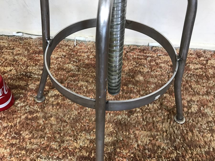 Vintage Industrial Bar Stool Drafting Chair [Photo 5]