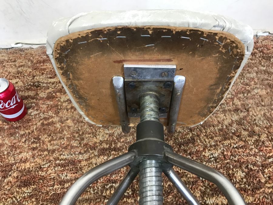 Vintage Industrial Bar Stool Drafting Chair [Photo 9]