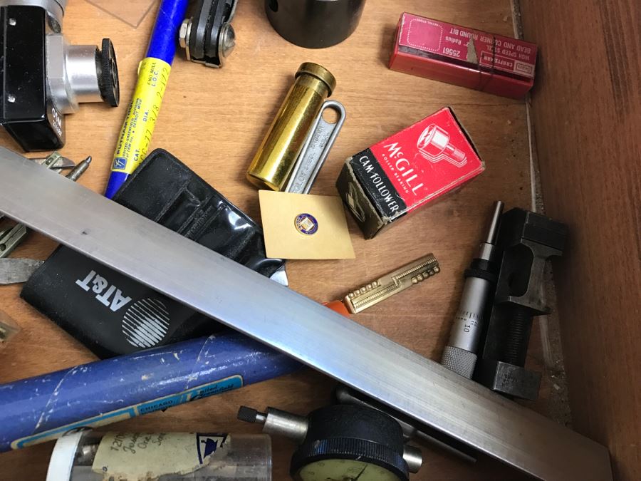 Gadget Lot With Various Electronics, Tools, Gauges, Gadgets [Photo 6]