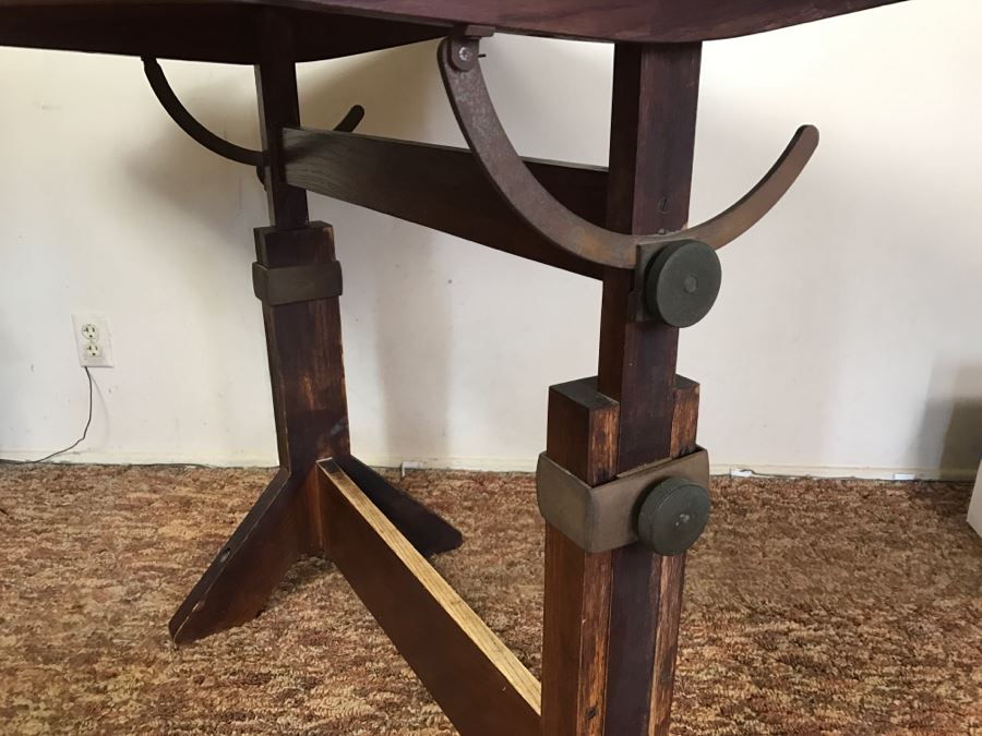 Vintage Custom Adjustable Drafting Table [Photo 11]