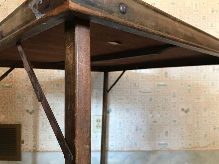 Vintage Wooden Card Table [Photo 6]