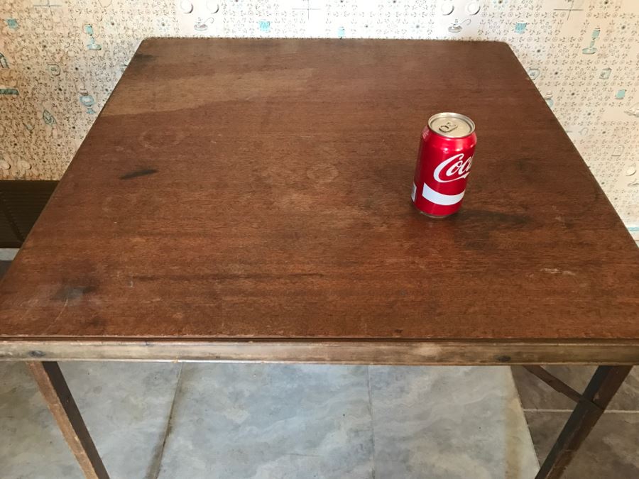 Vintage Wooden Card Table [Photo 4]