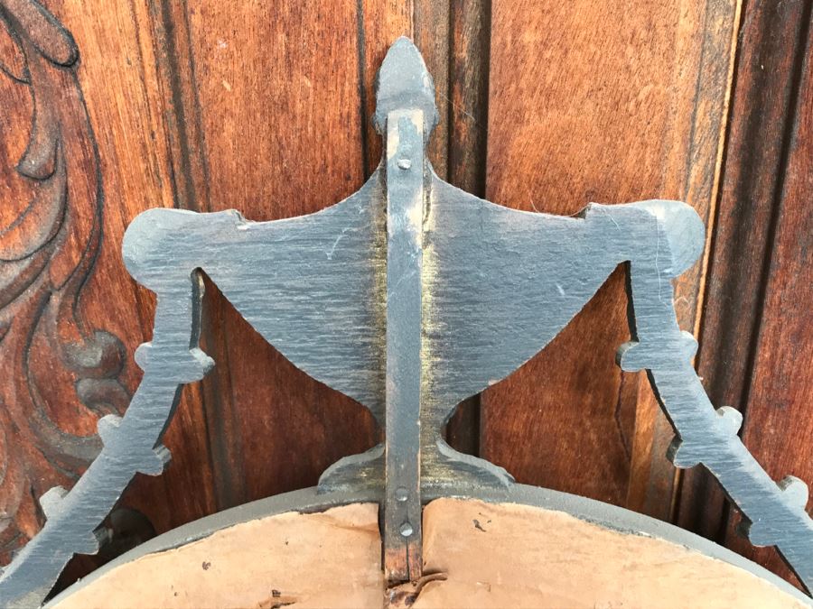 Gilt Wood Oval Designer Wall Mirror [Photo 6]