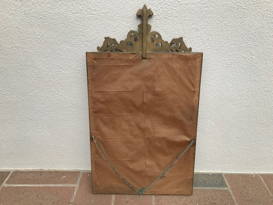 Gold Tone Designer Wall Mirror [Photo 8]