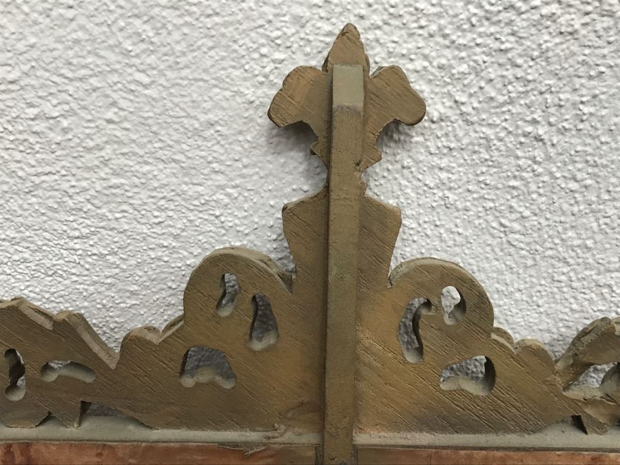 Gold Tone Designer Wall Mirror [Photo 6]