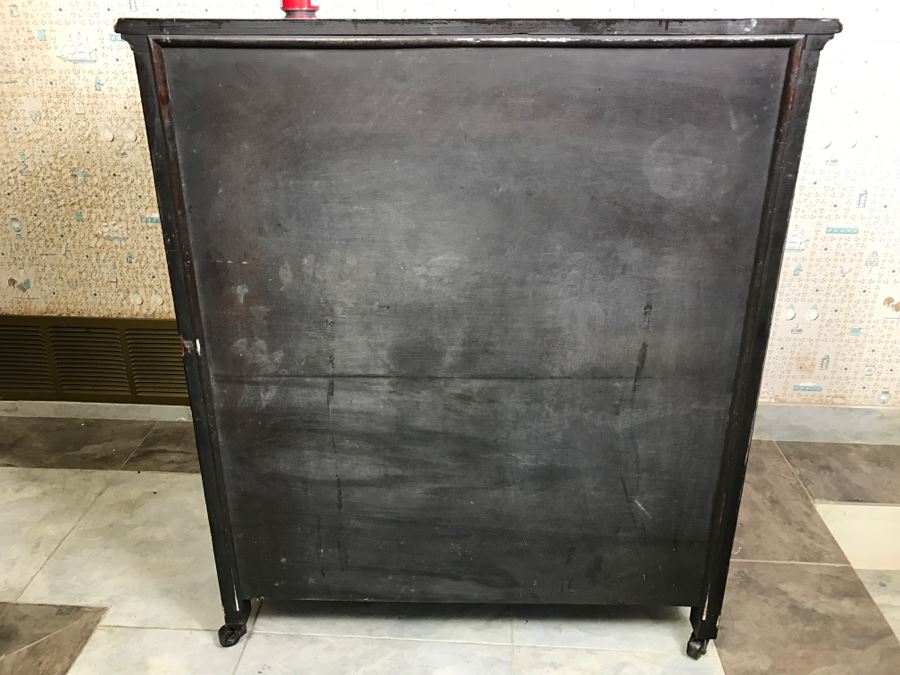 Vintage Berkey & Gay Furniture Chest Of Drawers Dresser With Casters [Photo 9]