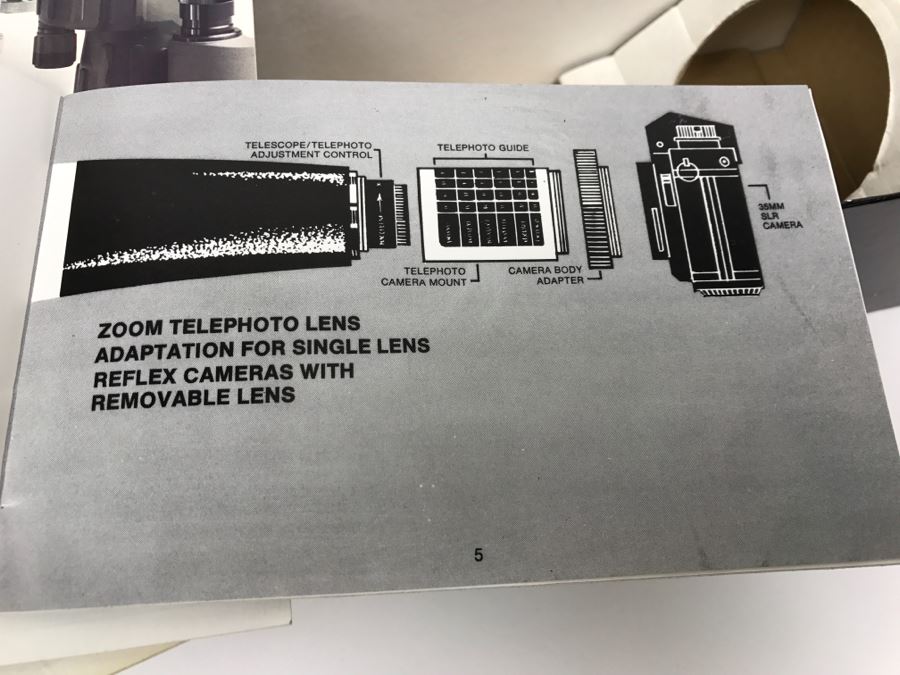 Bausch & Lomb The Discoverer 15 To 60 Power 60MM Zoom Telescope With Original Box By Bushnell With Tripod And Blue Carrying Bag [Photo 19]