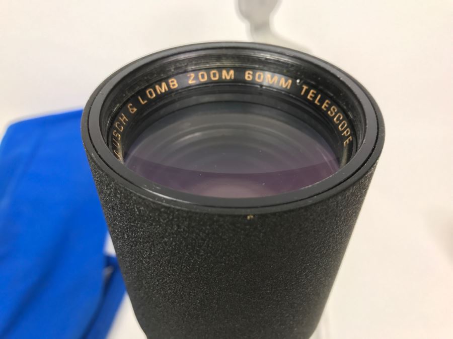 Bausch & Lomb The Discoverer 15 To 60 Power 60MM Zoom Telescope With Original Box By Bushnell With Tripod And Blue Carrying Bag [Photo 12]