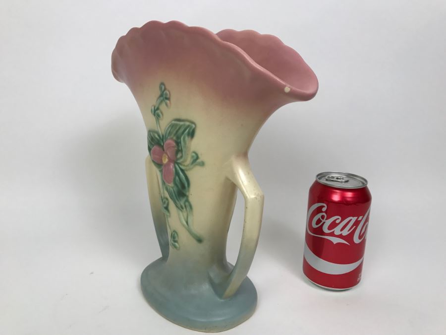 Hull Art Pottery Vase USA W-15-10 1/2 With Original Label [Photo 6]