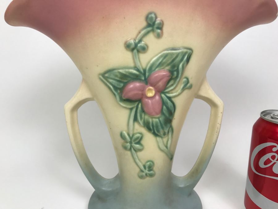 Hull Art Pottery Vase USA W-15-10 1/2 With Original Label [Photo 4]