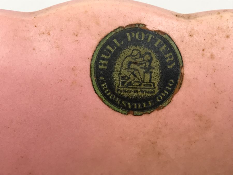 Hull Art Pottery Vase USA W-15-10 1/2 With Original Label [Photo 2]