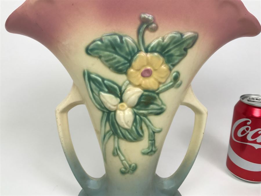 Hull Art Pottery Vase USA W-15-10 1/2 With Original Label [Photo 10]