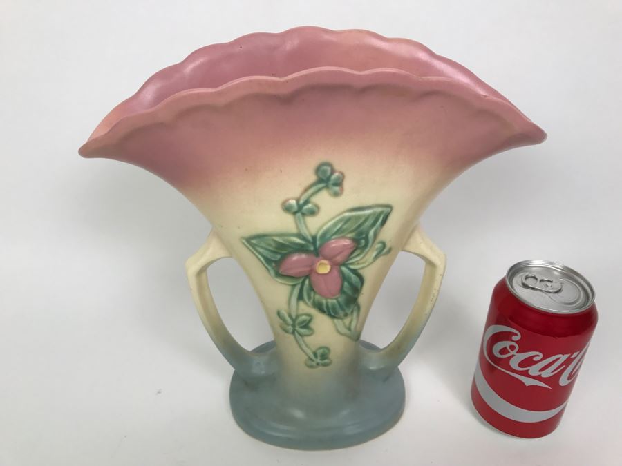 Hull Art Pottery Vase USA W-15-10 1/2 With Original Label [Photo 5]