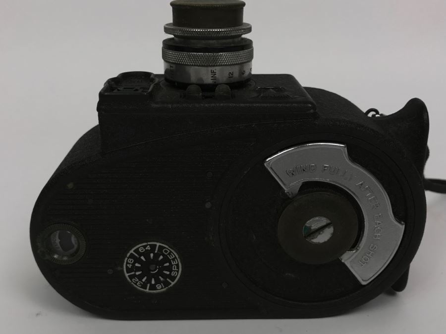 Bell & Howell FILMO 8MM Film Camera With Leather Case