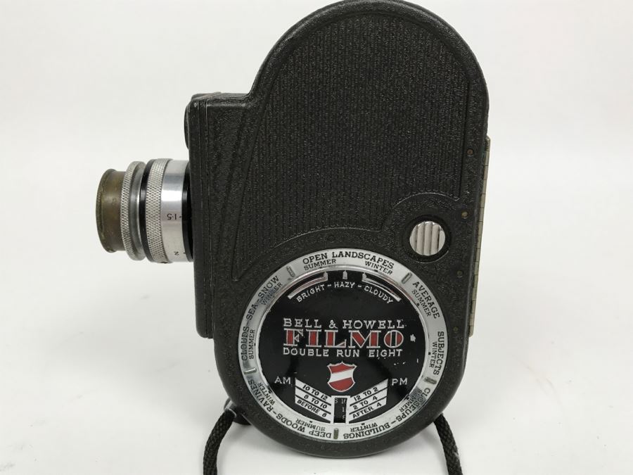 Bell & Howell FILMO 8MM Film Camera With Leather Case [Photo 1]