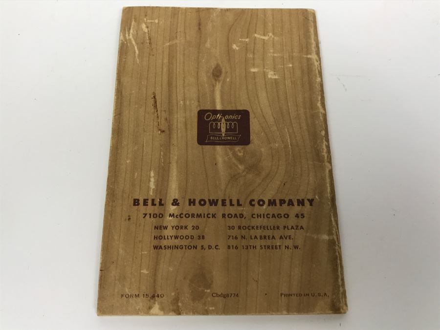 Vintage 16MM Filmo 70 Film Camera Bell & Howell With Original Case And Manual [Photo 42]