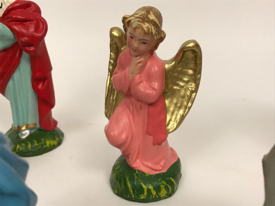 Vintage Hand Painted Italian Nativity Figurines [Photo 15]