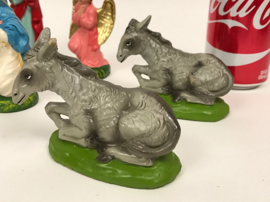 Vintage Hand Painted Italian Nativity Figurines [Photo 14]