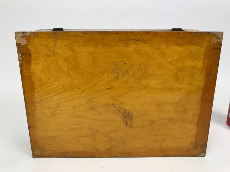 Vintage Wooden Box Filled With Vintage Scarves And Handkerchiefs [Photo 11]