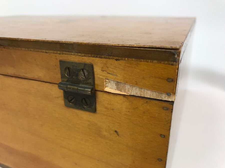 Vintage Wooden Box Filled With Vintage Scarves And Handkerchiefs [Photo 9]