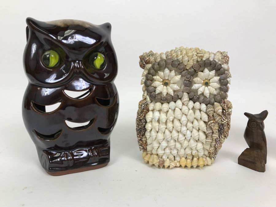 Collection Of 3 Vintage Owls [Photo 2]