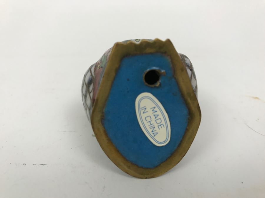 Small Vintage Cloisonne Owl [Photo 13]