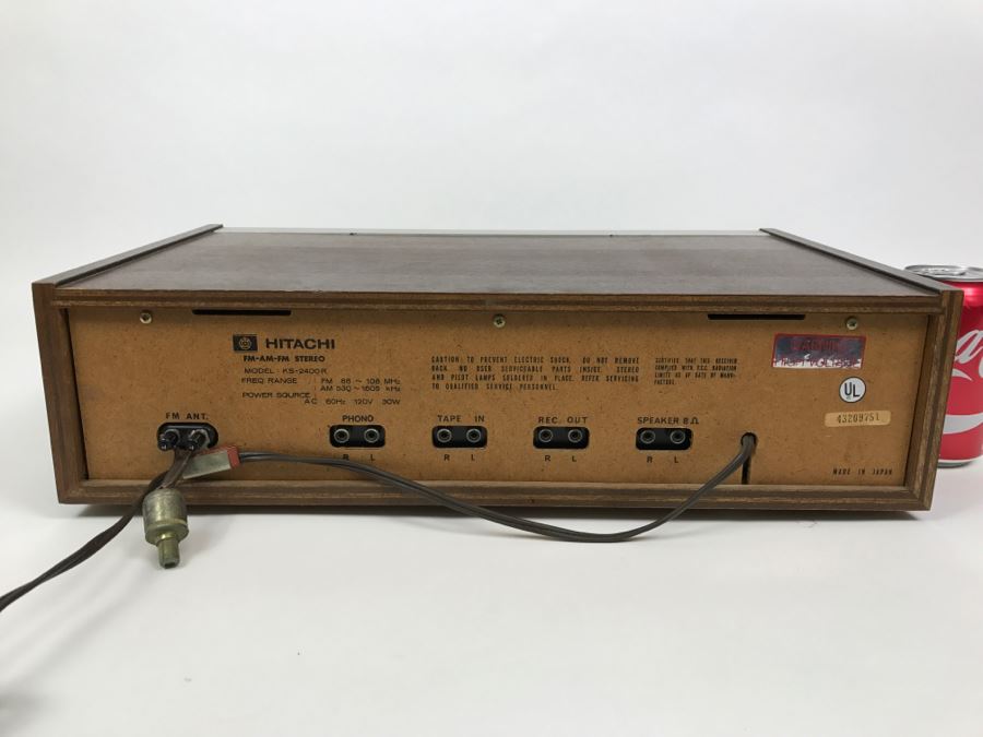 HITACHI KS-2400R Solid State Stereo Receiver Amplifier [Photo 4]