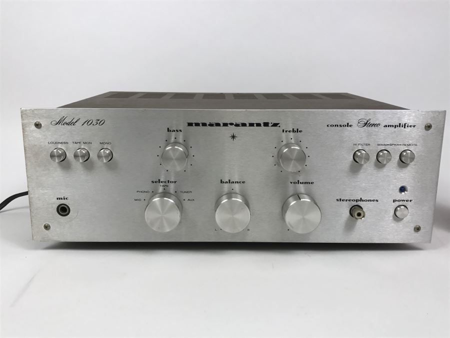 Marantz Console Stereo Amplifier Model 1030 [Photo 3]