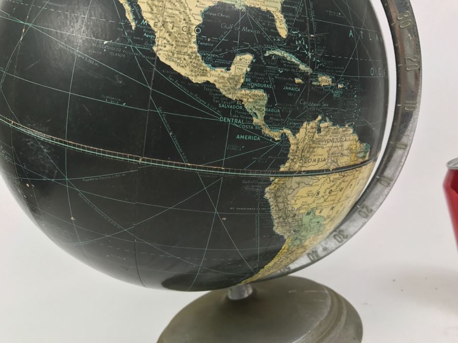 Vintage Black Globe By Weber Costello Co [Photo 7]