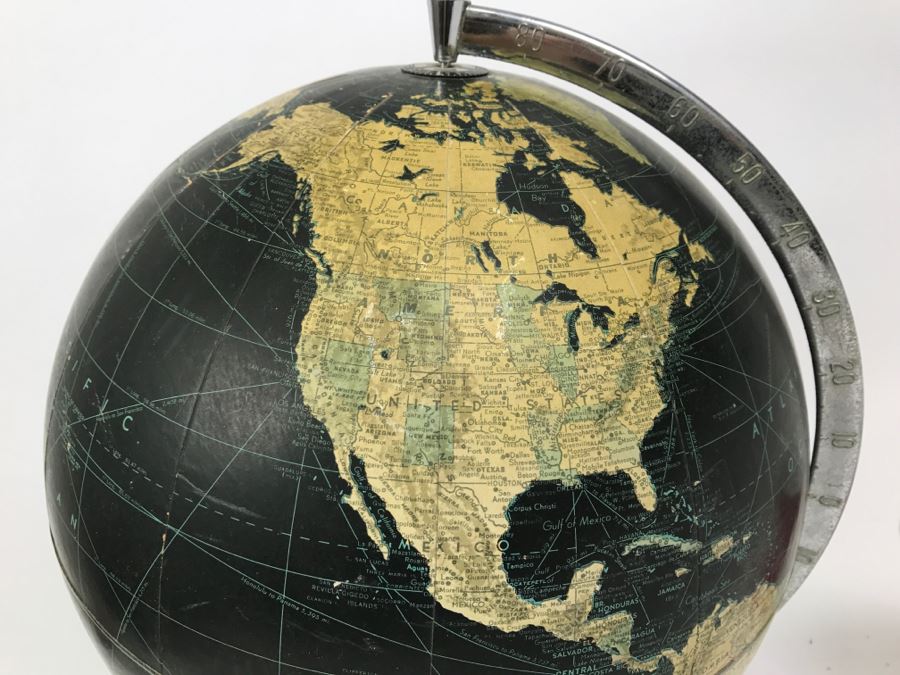 Vintage Black Globe By Weber Costello Co [Photo 6]