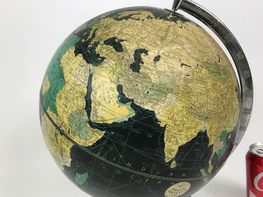 Vintage Black Globe By Weber Costello Co [Photo 8]