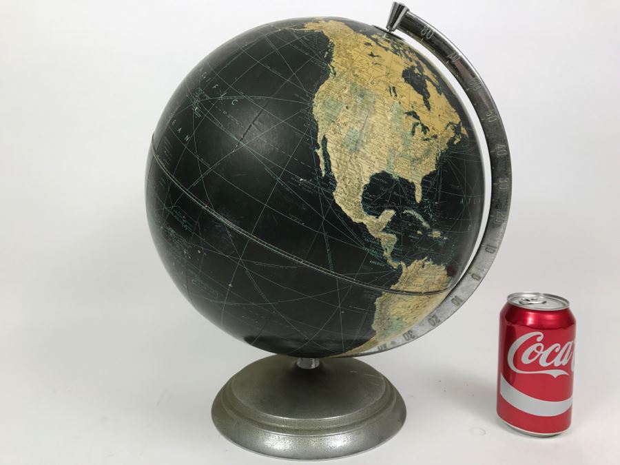 Vintage Black Globe By Weber Costello Co [Photo 5]
