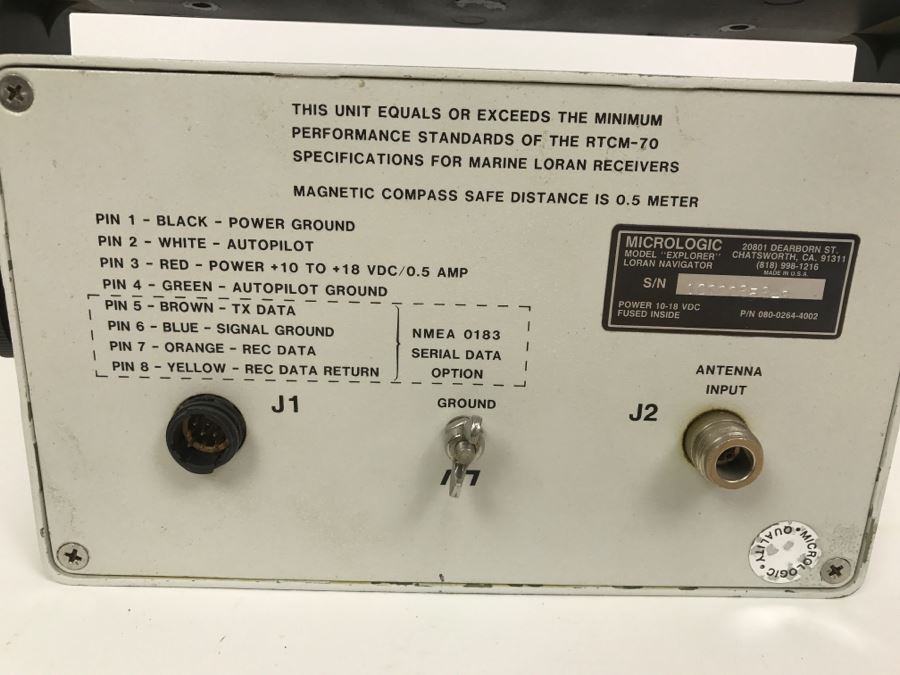 Micrologic Explorer Loran C Navigator [Photo 7]