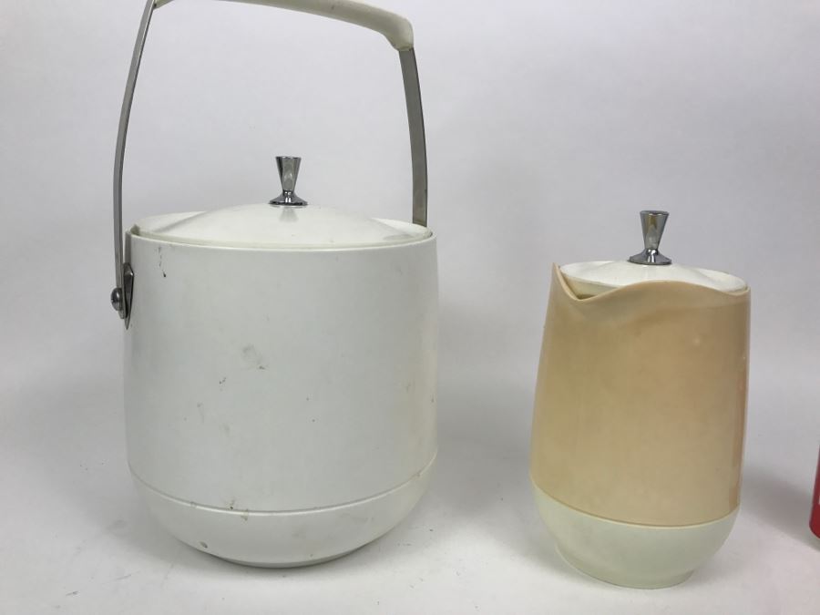 Vintage DINEX Thermos Ice Bucket, Pitcher And Cups [Photo 3]
