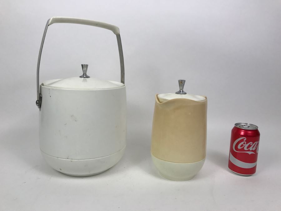Vintage DINEX Thermos Ice Bucket, Pitcher And Cups [Photo 2]