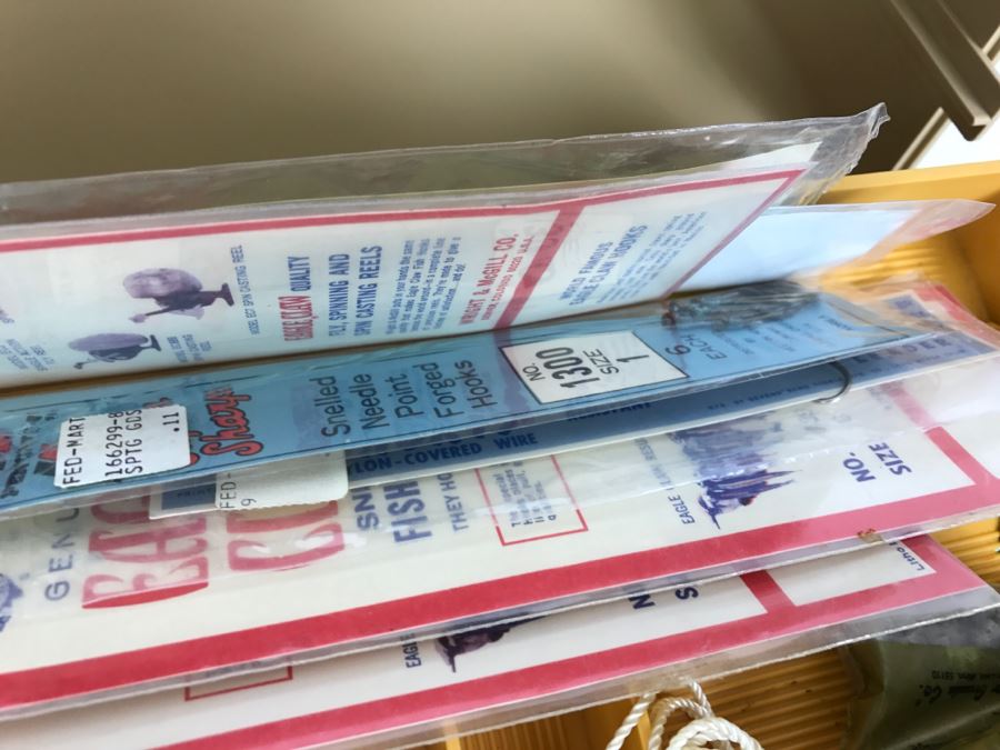 Fenwick 6.3 Fishing Tackle Box With Fishing Tackle Lures And Knife [Photo 11]