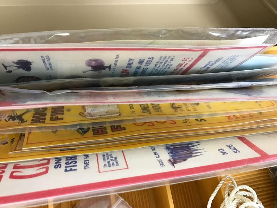 Fenwick 6.3 Fishing Tackle Box With Fishing Tackle Lures And Knife [Photo 8]