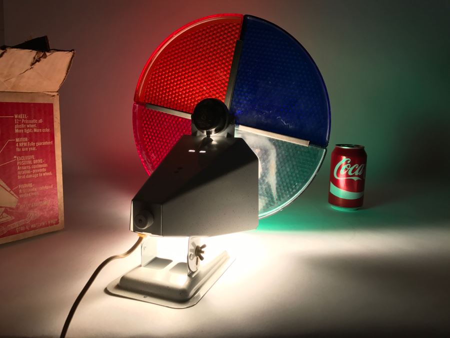 Vintage Penetray Motorized Color Wheel With Box Working [Photo 11]