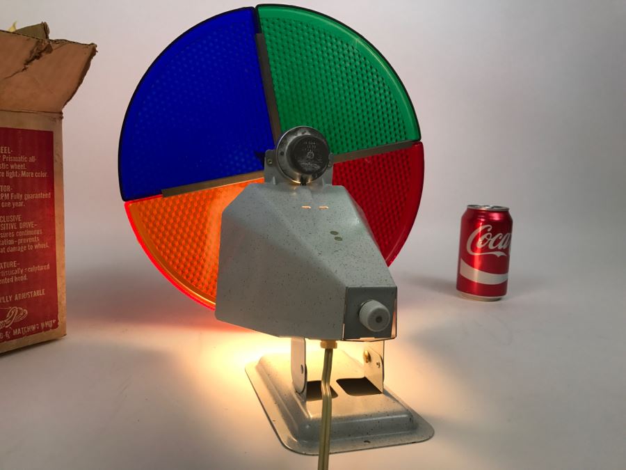 Vintage Penetray Motorized Color Wheel With Box Working [Photo 1]