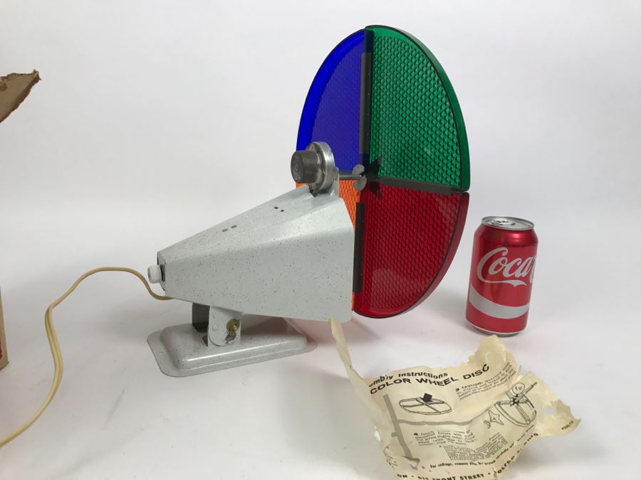 Vintage Penetray Motorized Color Wheel With Box Working [Photo 6]